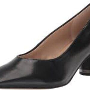 Franco Sarto Pisa Pumps in Black Leather - Size 9